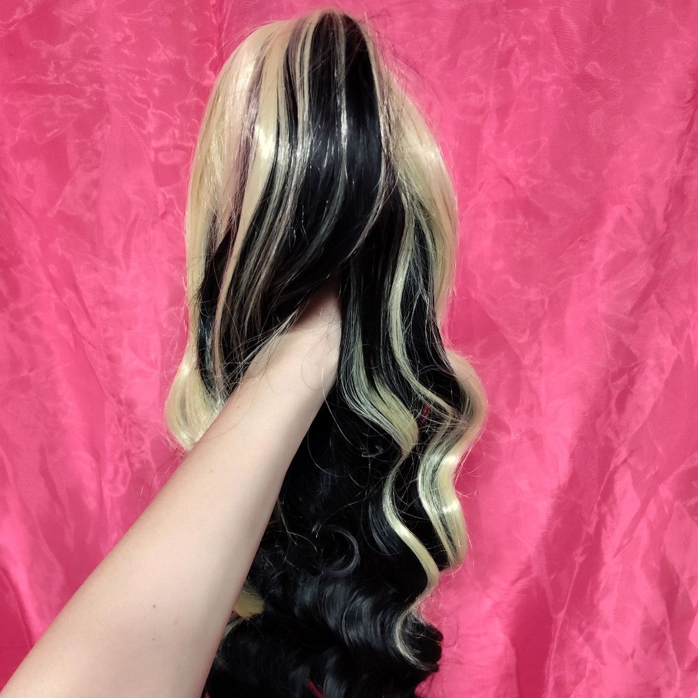 Black and Blonde Wig